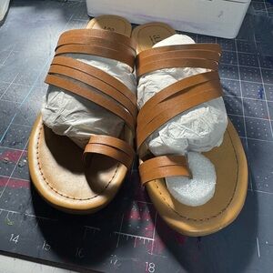 Brown Strappy Sandals